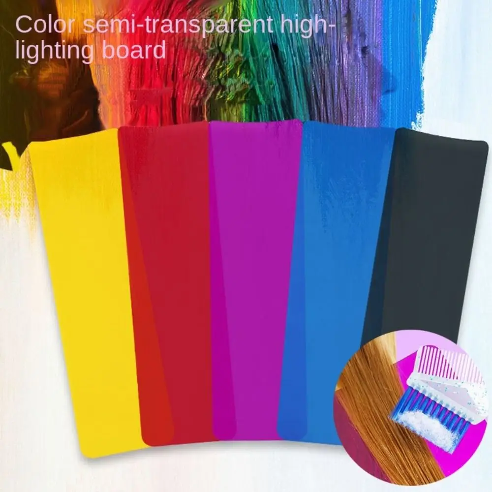 

Portable Hair Coloring Board Balayage Board Highlighting Hair Coloring Dyeing Board Translucen Professional