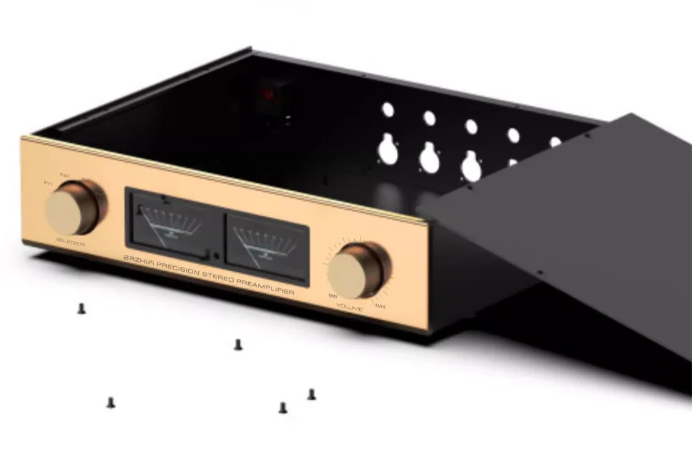 C245/C245PRO alumínio completo HIFI DIY pré-amplificador chassi Accuphase caixa de circuito