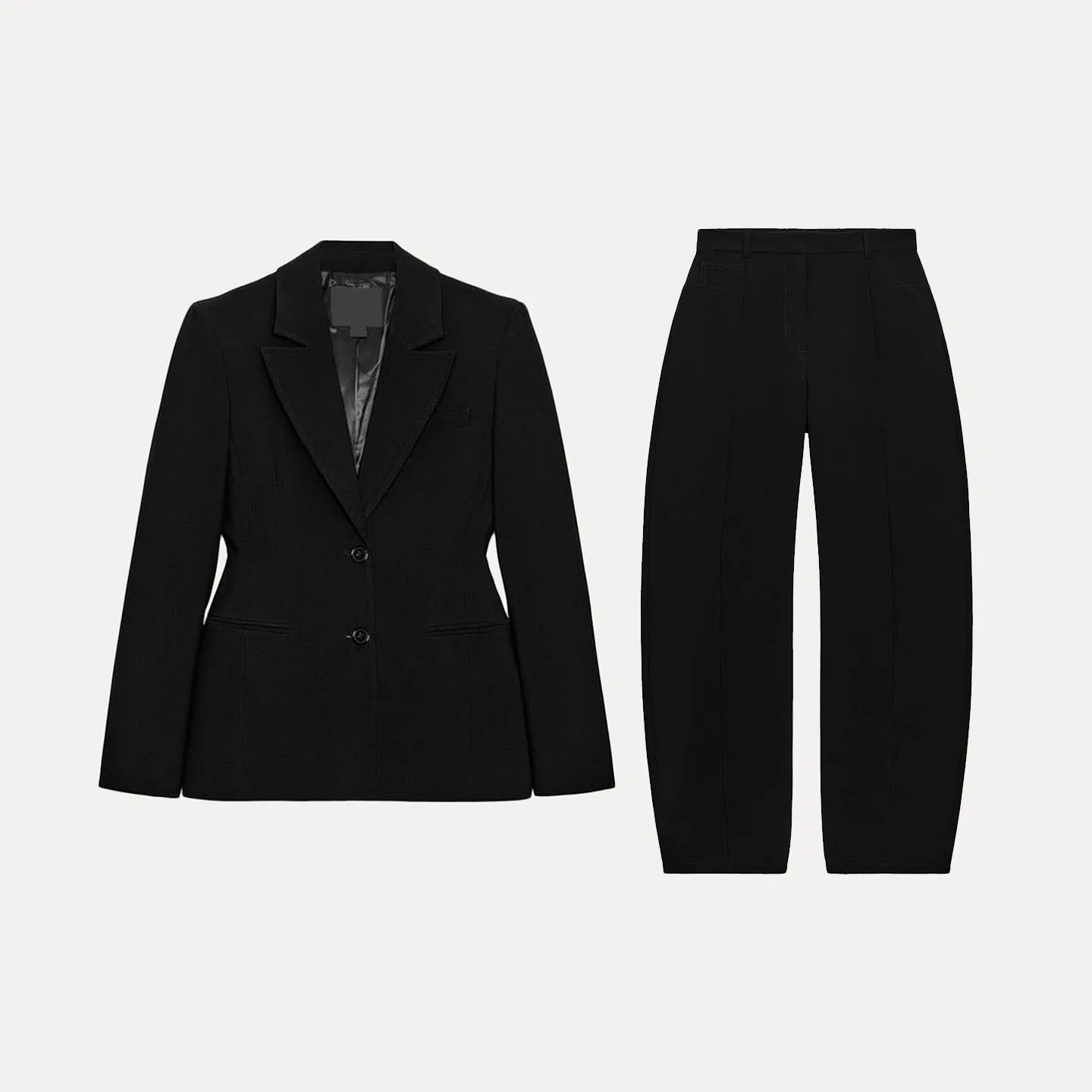 Women's Suit Jaet High Waist Pants Faion Set Autumn 2025 High Waist Long Pants Tee Piece Set Z Brand