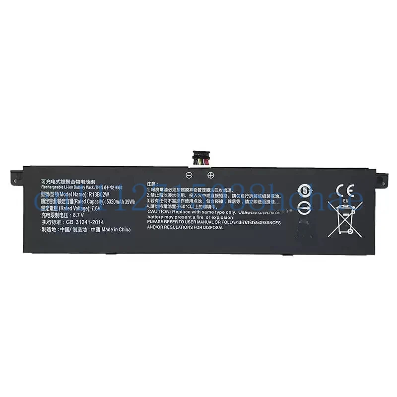 Compatible for Xiaomi Air 13 13.3 TM1613  TM1604 R13B01W R13B02W Battery