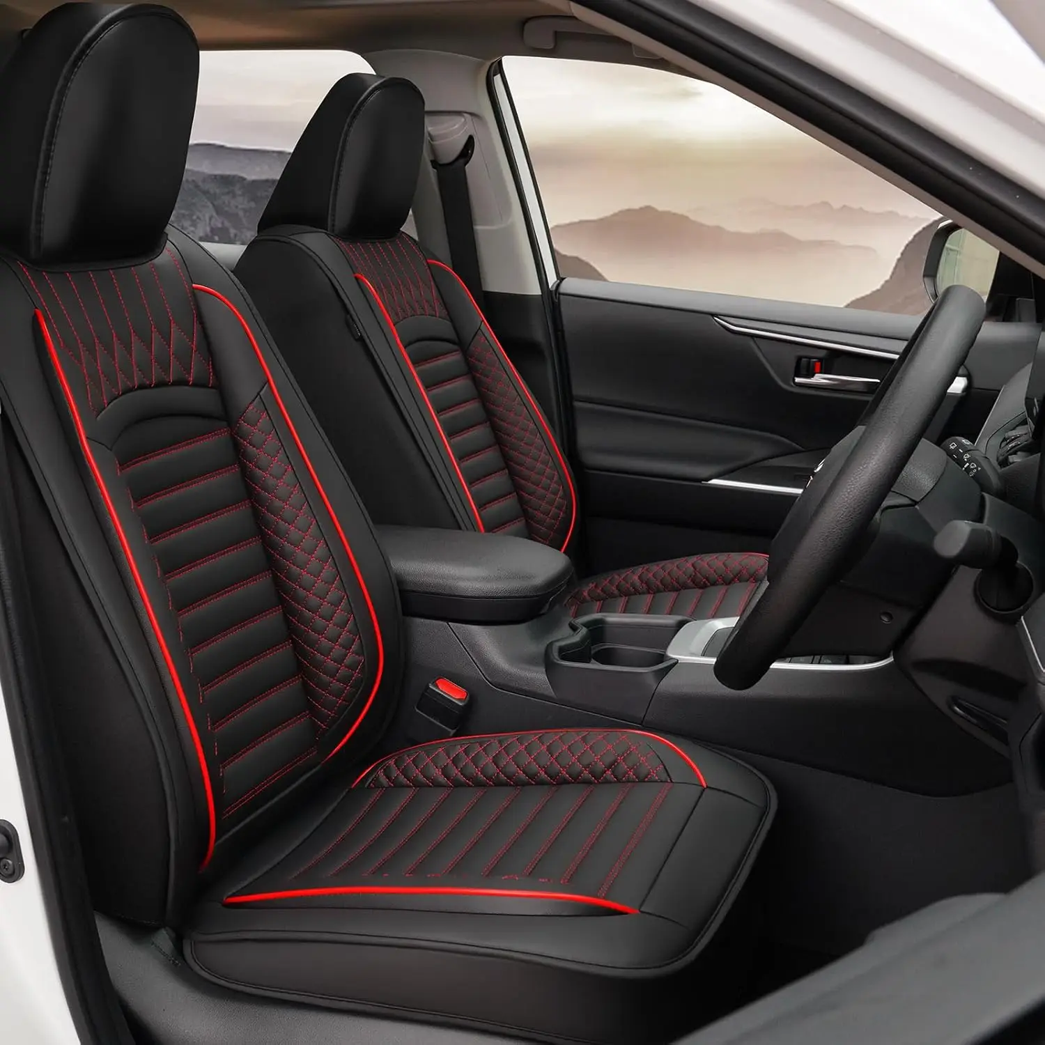 

Car seat Covers Compatible with Toyota RAV4 2019-2024 2025 Hybrid XLE LE SE XLE Premium, Limited Automotive Cushion Protector Re