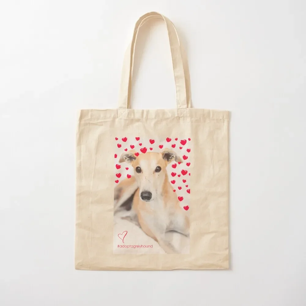 

Adopt a greyhound Tote Bag tote bag men canvas bags shopper bags Tote Bag