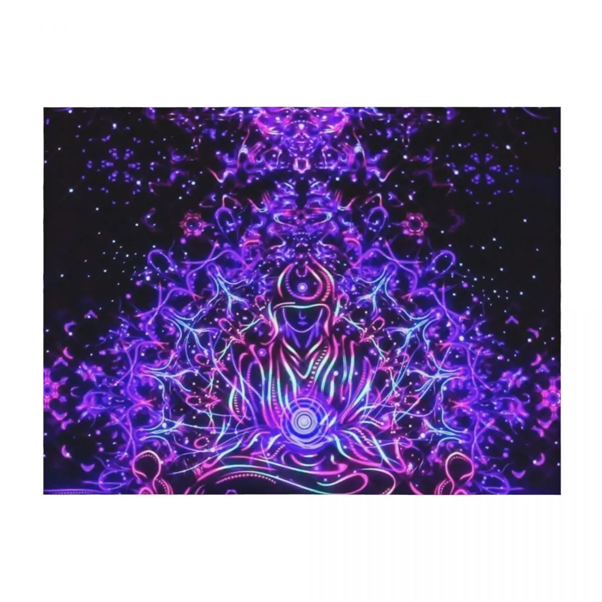 

Психоделическое триповое одеяло Blacklight, покрывала на кровать, лохматые, самые мягкие теплые одеяла