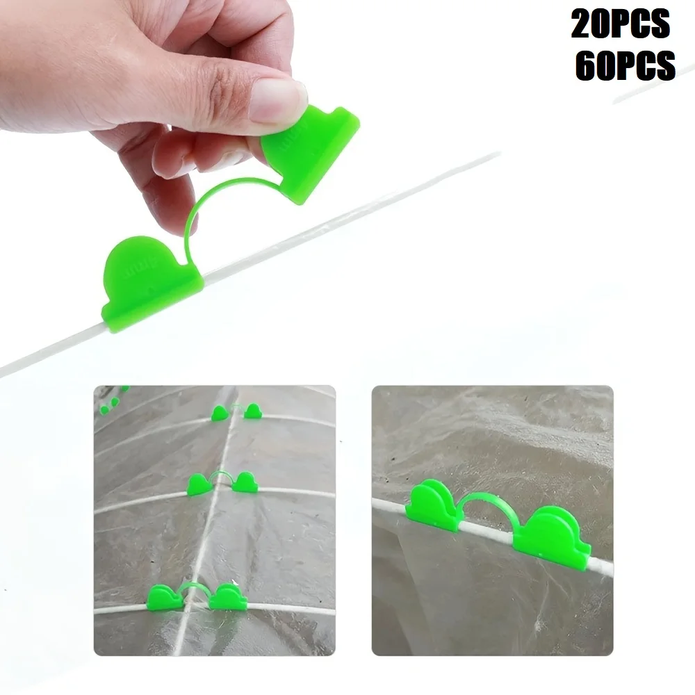 Horticultural greenhouse film clamp, plant climbing trellis, insulation seedling, small arch shed, butterfly film clamp