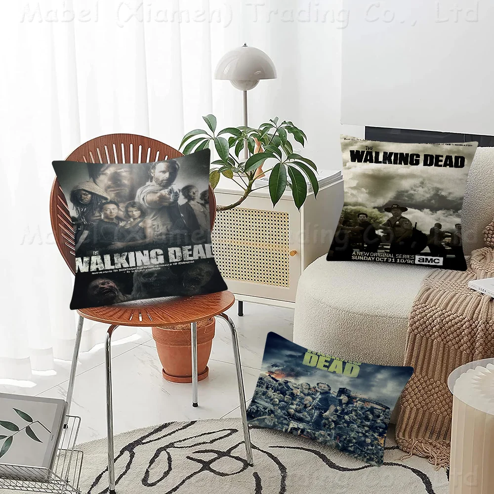 The Walking Dead Wall Art Cushion Cover Car Throw Pillow Case For Sofa Car Christmas Gift 40x40cm 45x45cm