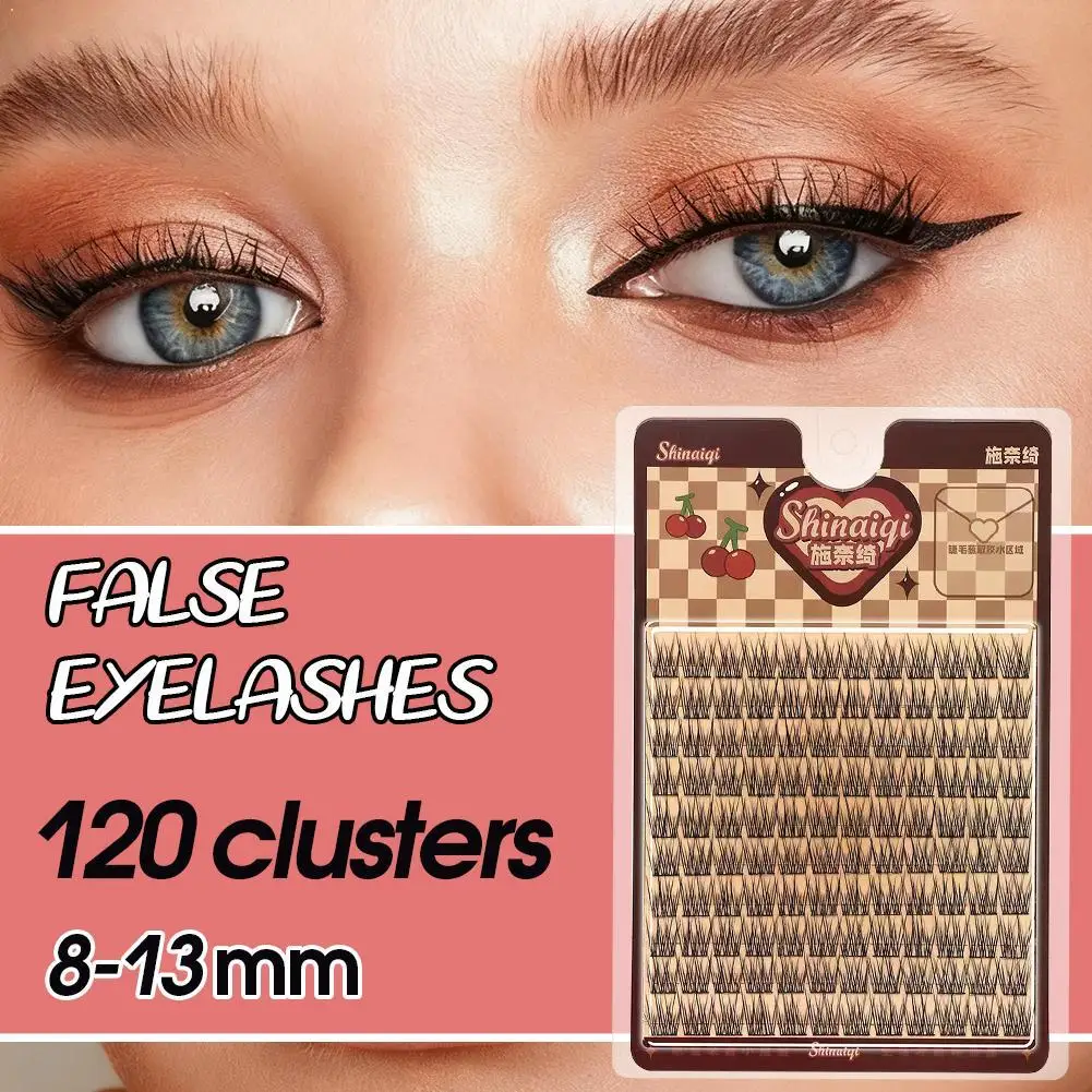10列ナチュラルまつげクラスターDIYマンガまつげ透明テリアストランドまつげソフトつけまつげまつげデイリーメイク