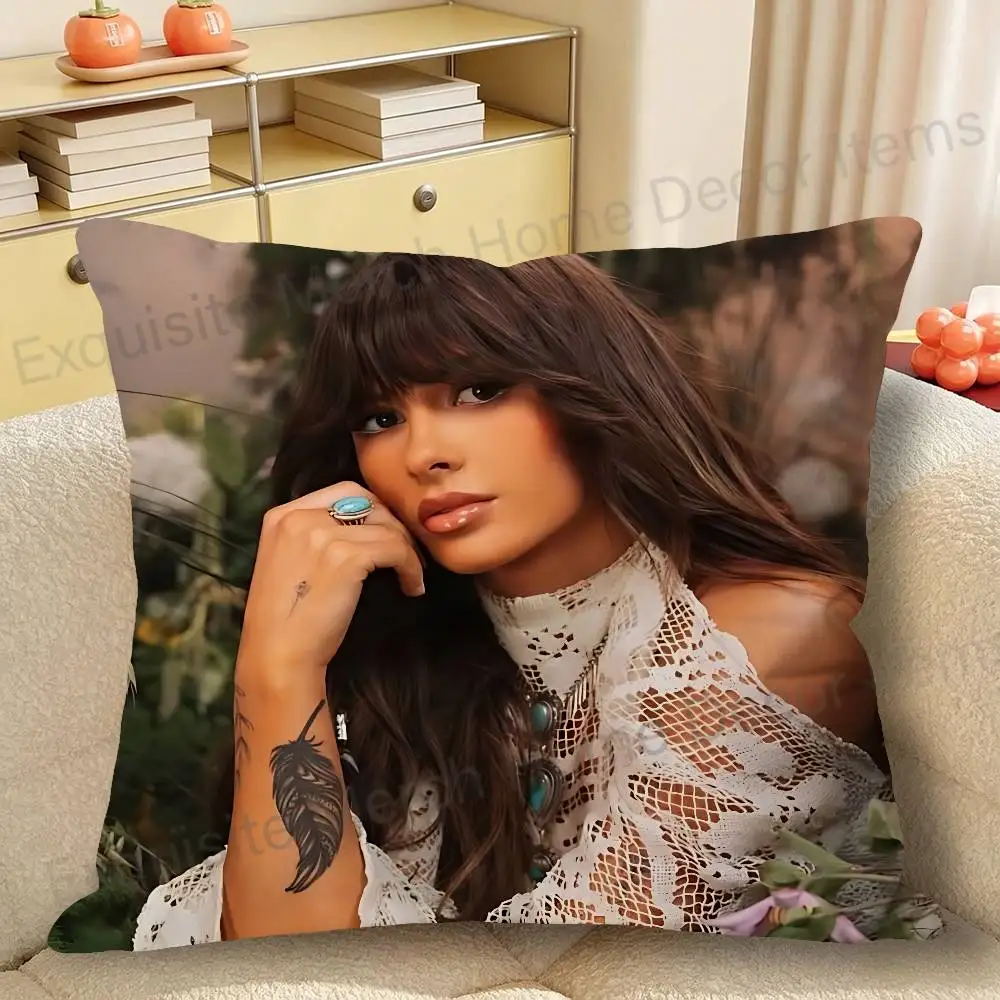 E-Ella L-Langley Dandelion Anime Celebrity Merchandise All-Match Printed Pillow Case Sofa Car Office Room Decoration Protector