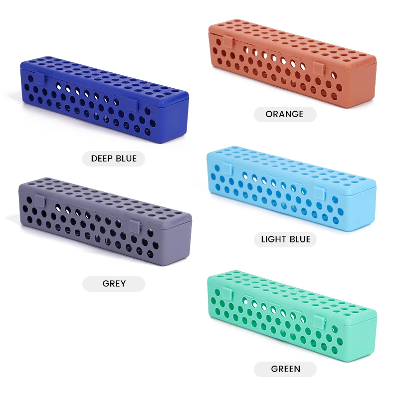 

Dental Instrument Sterilizer Case Surgical Tweezers Pliers Forceps Sterilizing Box Autoclavable Disinfection Tray Dentistry Tool