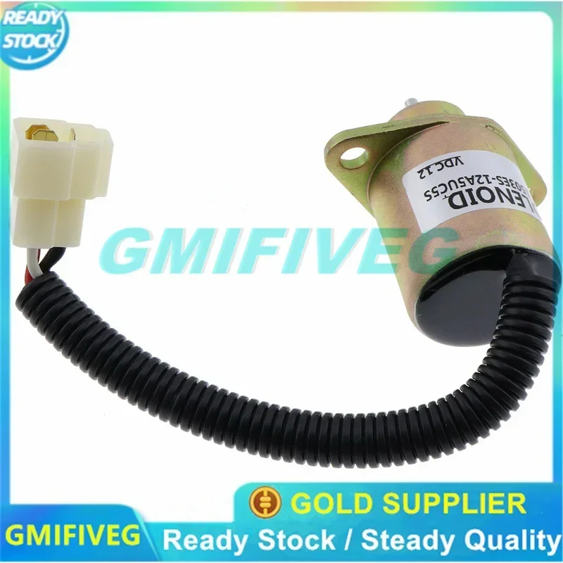 1X جديد 12 فولت الوقود اغلاق إيقاف الملف اللولبي لكوبوتا يانمار سينكرو بدء SA4569T 1503ES-12A5UC5S SA-4569-T 17594-6001-4