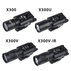 Tactical Surefir X300 Ultra X300U X300V XH35 Metal Momentary Constant Strobe LED Light Fit 20mm Rail Airsoft G17 G19 Lights