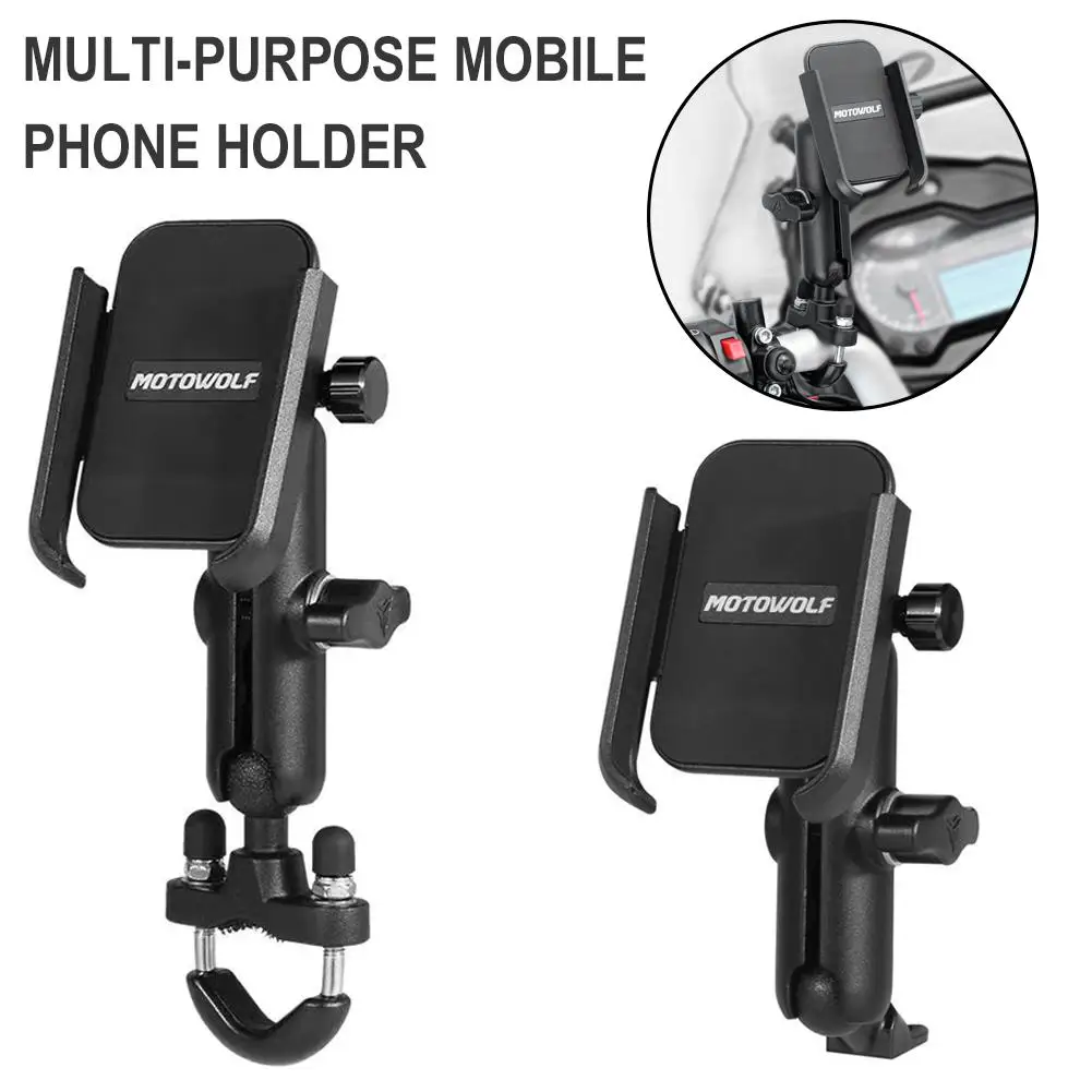 New Improve Motowolf Cellphone Holder V3 Foldable Universal Kitchen Clip Bracket Desk Holder Stand Mobile Phone Car J8e6