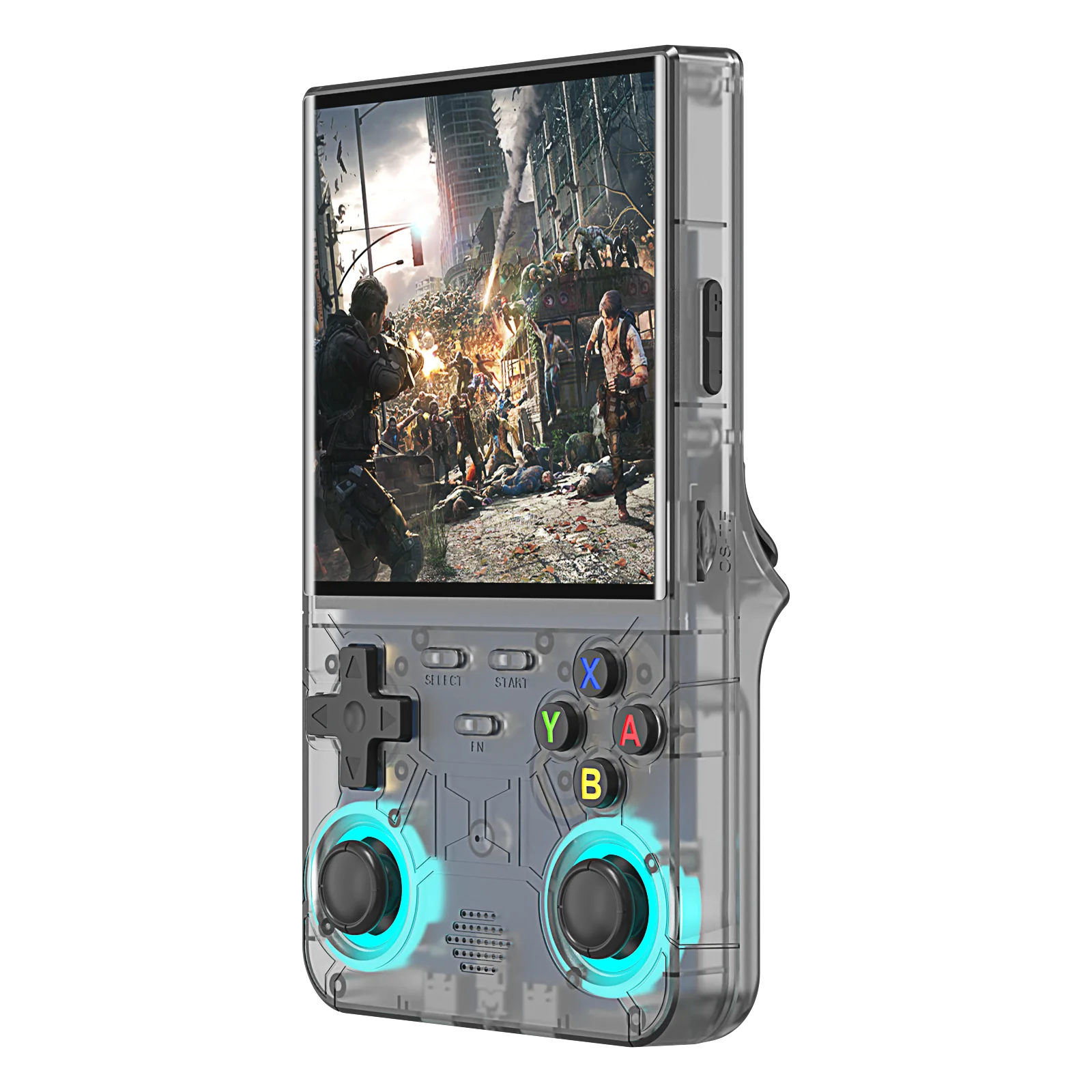 R36 Ultra Console Portable Retro Game 4‘’ IPS Screen Handheld Game Players Emulator Pocket Video Player 64G/128G image 3