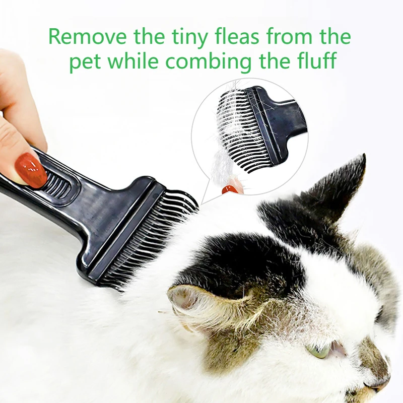 Pet Grooming Brush Self Cleaning Automatic Dog Cat Shaving Brush Removing Cat Hair Pet Comb