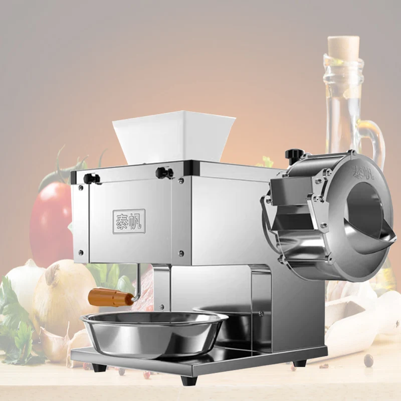 Multi-function Vegetable Cutter Electric Meat Slicer Grinder Commercial Automatic Shred Slicer Dicing Meat Machine