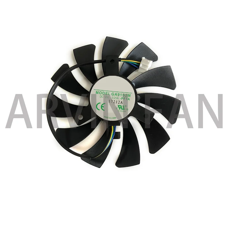 Ventilador de tarjeta gráfica HA9010H12F-Z, enfriador VGA de vídeo GPU, reemplazo PLD09210S12HH, para GTX 1060 ITX 3G 6G OC