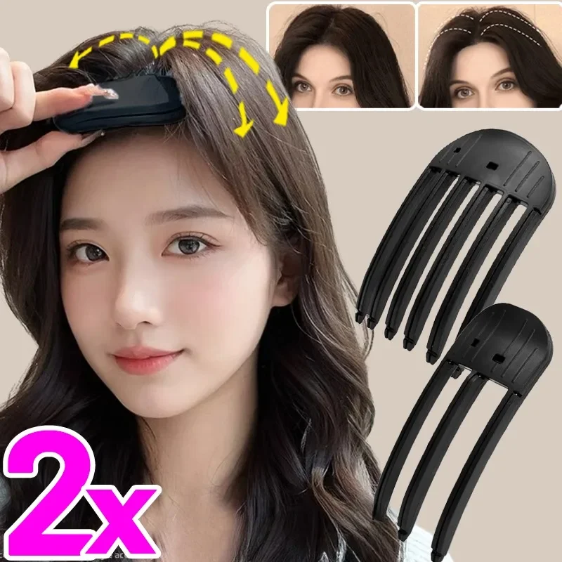 1/2Pcs Black Fluffy Hair Roots Clips Women Men No Heat High Vertex Hair Curler Styling DIY Fluffiness Volume Wind Sculpting Comb