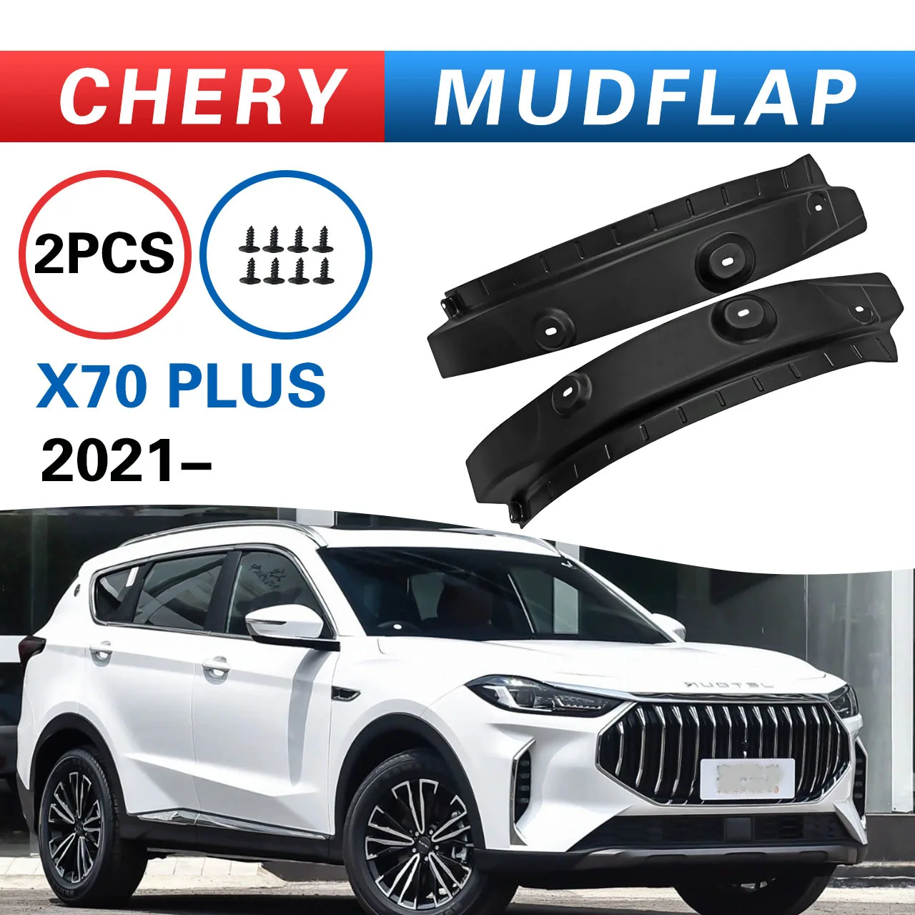 

For Chery Jetour X70 plus Rear door lining mudguard,car mudguard, Splash proof mudguard, front and rear wheel fender