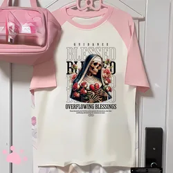 Funny Summer Vintage top women anime Japanese streetwear tshirt female manga clothes