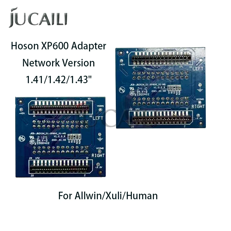 

JUCAILI Hoson XP600 Printhead Adapter Board for Allwin / Xuli / Human Connector Board for 1.41 /1.42 /1.43 Network Port Systems