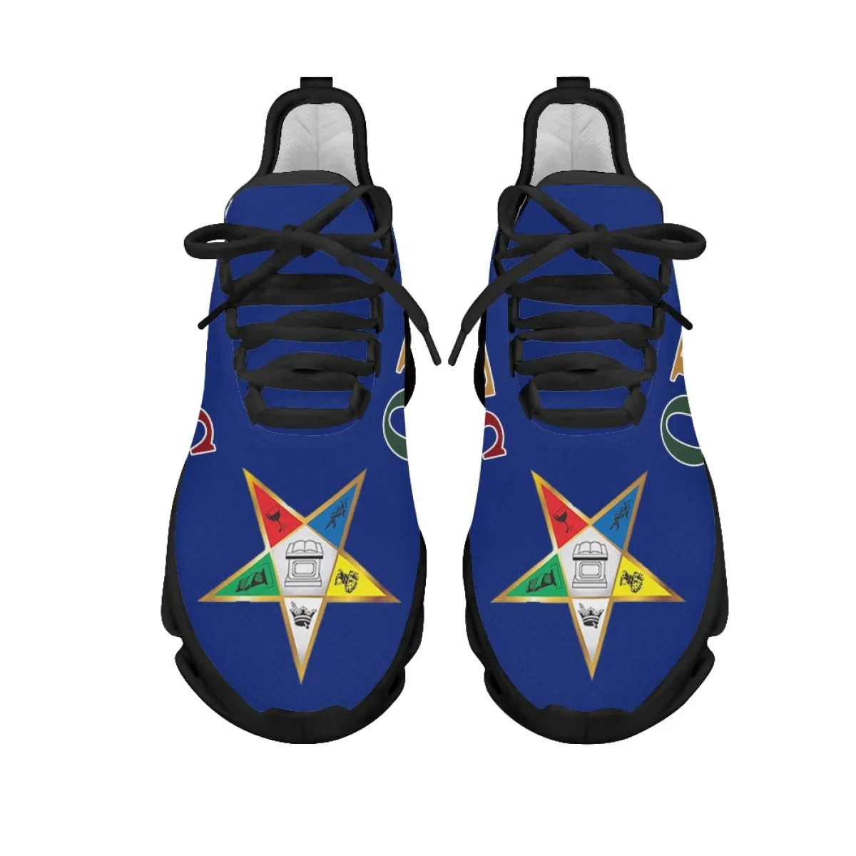 INSTANTARTS OES Sistars Order Of Eastern Design Comfort Platform Shoes Casual Mesh Sneakers Lightweight Running Shoes for Women