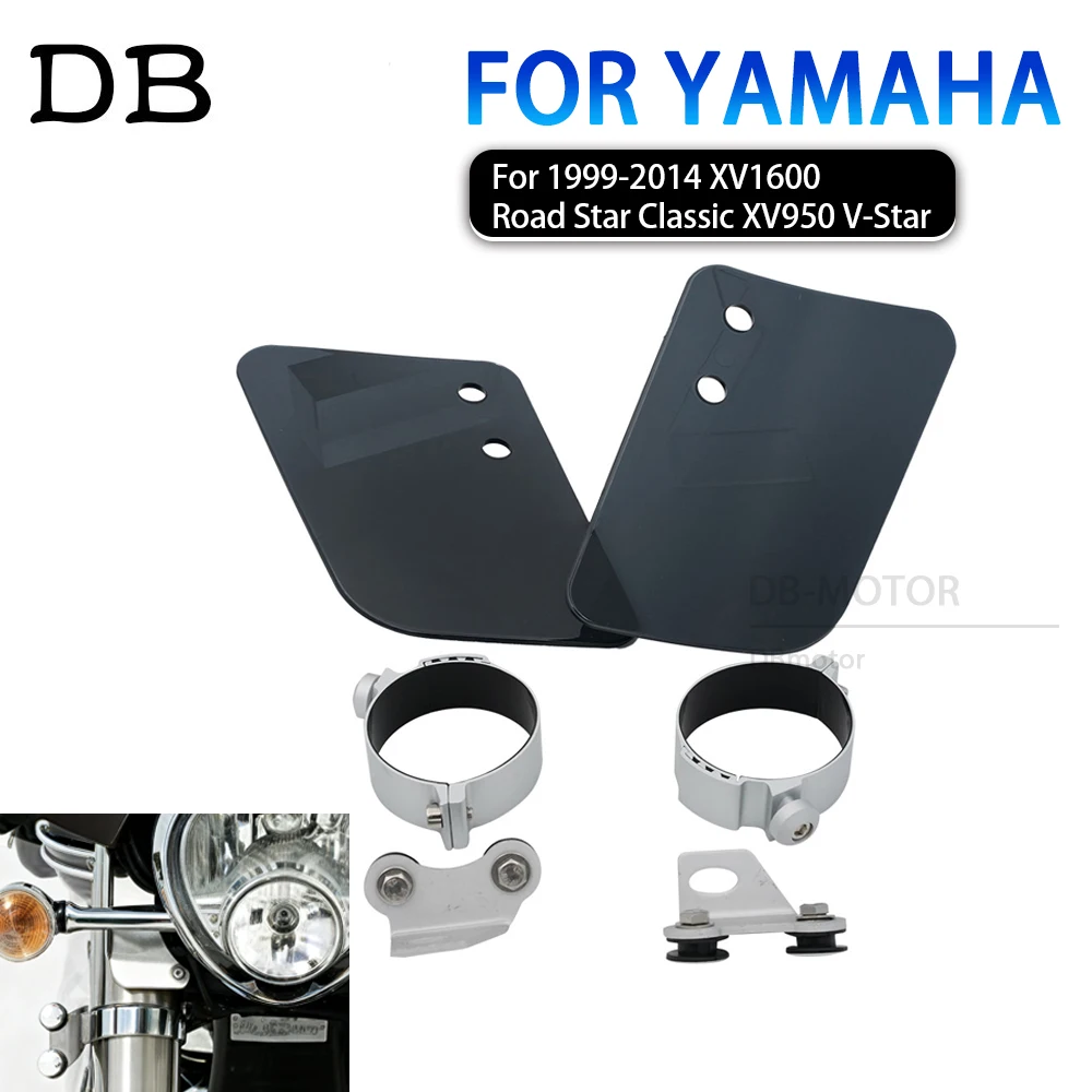 

Front Fork Wind Deflectors For Honda Shadow VT750C Yamaha V-Star XVS950 Kawasaki Vulcan VN2000A Motorcycle Wind Shield Protector