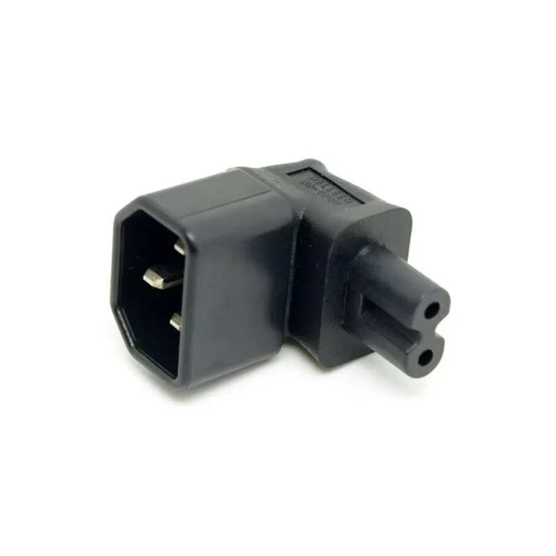 90 Degree Right Angled IEC angle IEC320 IEC 320 C14 Socket to IEC C7 AC Power Plug Adapter connector