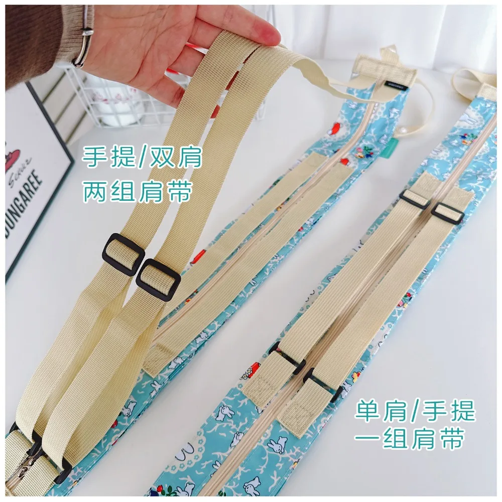 Cute Foldable Eco Friendly Bag Cartoon Large Capacity Shopping Pouch Single Double Shoulder Travel Bag for Daily Outdoor Trip view 4