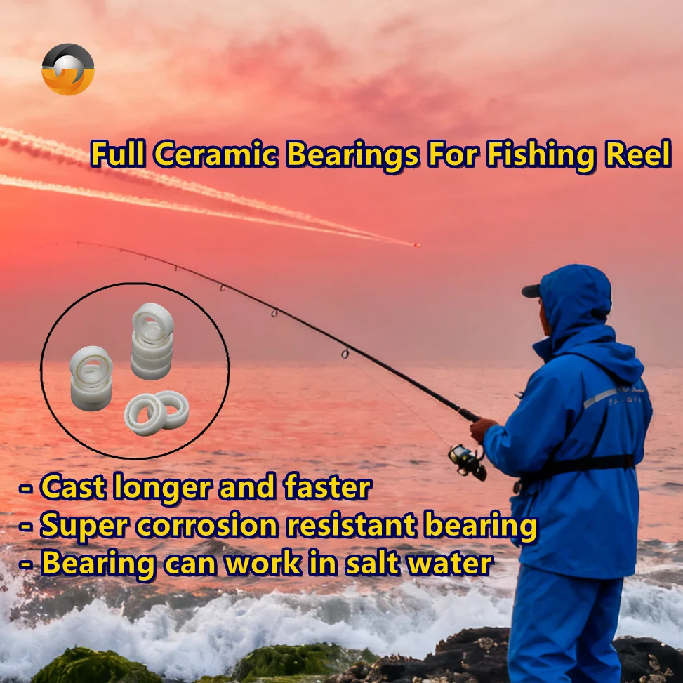 1Pcs MR74 63 Full Ceramic Bearing  ABEC-9 Full Ceramic ZrO2 Sealed Ball Bearing