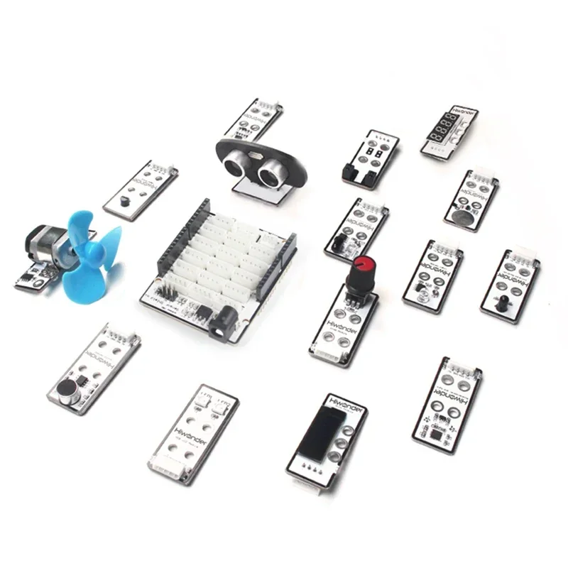 

Robot Sensor for Arduino Microbit Light Sound Accelerometer Color OLED Infrared Ultrasonic RGB Temperature Touch Line Knob Fan