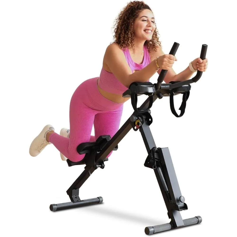 3 in 1 Rowing Machine, Ab Machine with Resistance Bands, Abdominal Trainers for Full Body Workout, Fitness FoldableEquipment