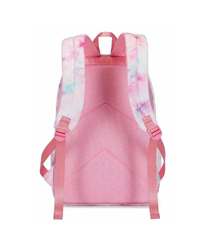 Children Fashion Unicorn Three Pieces Water Proof Suit For Teenagers Pencil Bag Lunch Bag School Bag Student Girls Backpack Set