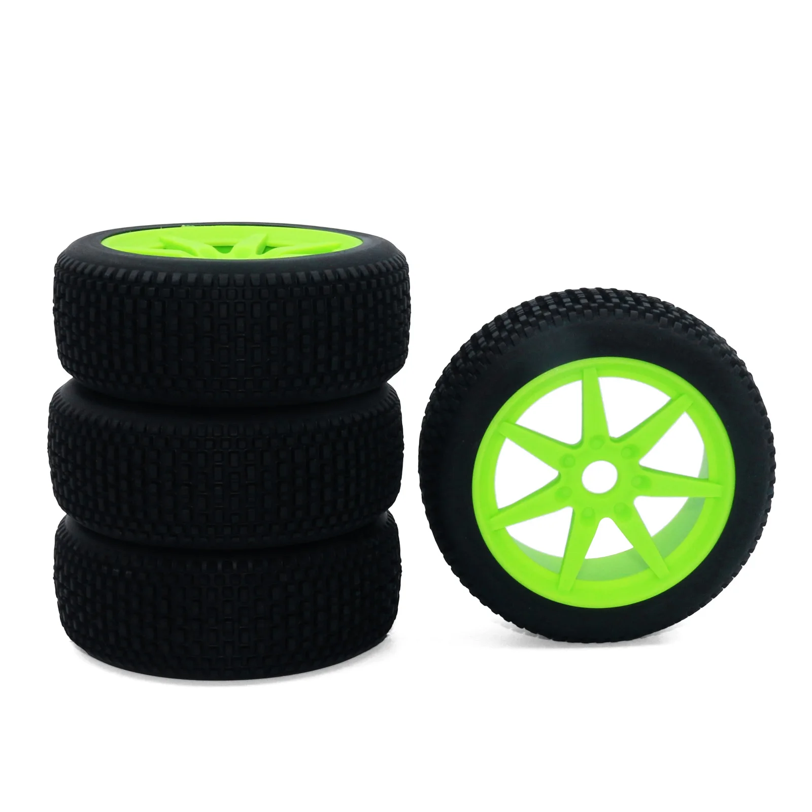 

112 мм 1/8 радиоуправляемые автомобильные шины, 4 шт., разъемы 17 мм | Подходит для автомобилей с дистанционным управлением Arrma Typhon, Redcat, Losi и других универсальных автомобилей.