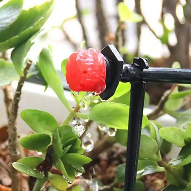 Automatisches Sprinkler-System-Set, Bewässerungssystem für Terrassenverneblung, Schnellanschluss, wassersparend, Bewässerung von Terrassenverneblung von Pflanzen
