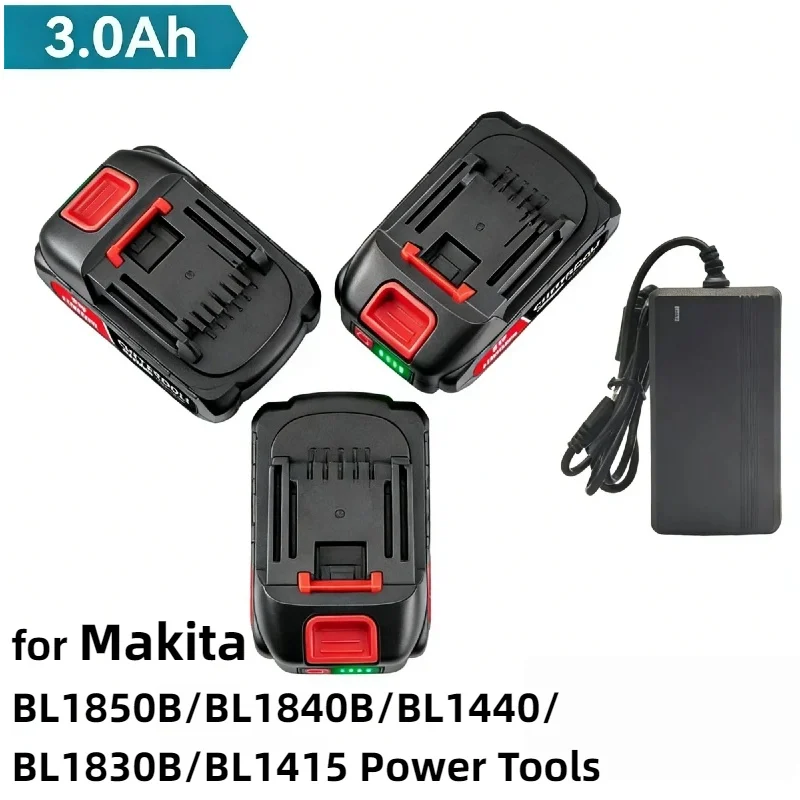 

Сменный аккумулятор для электроинструментов Makita – 18В/21В, 3000-9000 мАч, литий-ионный, перезаряжаемый, для BL1850B/BL1840B/BL1440