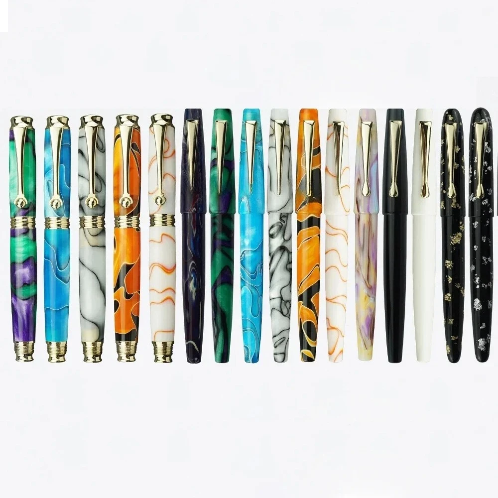

Fulin 812 Resin NO.5 Nib Fountain Pen Professional Hand-polished Long Knife Nib Office Business Writing Stationery Gift