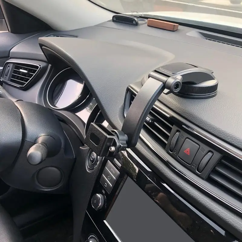 Soporte ventosa 918C para WalkieTalkie, montaje en coche, ventana ajustable, parabrisas