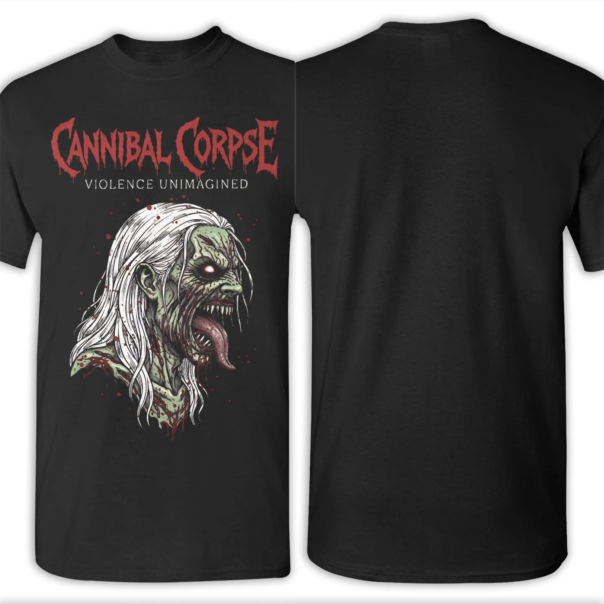 تي شيرت Cannibal Corpse Brutal Death Metal مطبوع للرجال والنساء 100% قطن تي شيرت ملابس #6