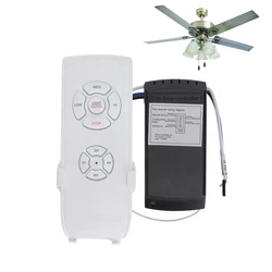 Universal Ceiling fan light 3-speed regulation Timing remote control 110-240V receiver control fan drive applicable accessories