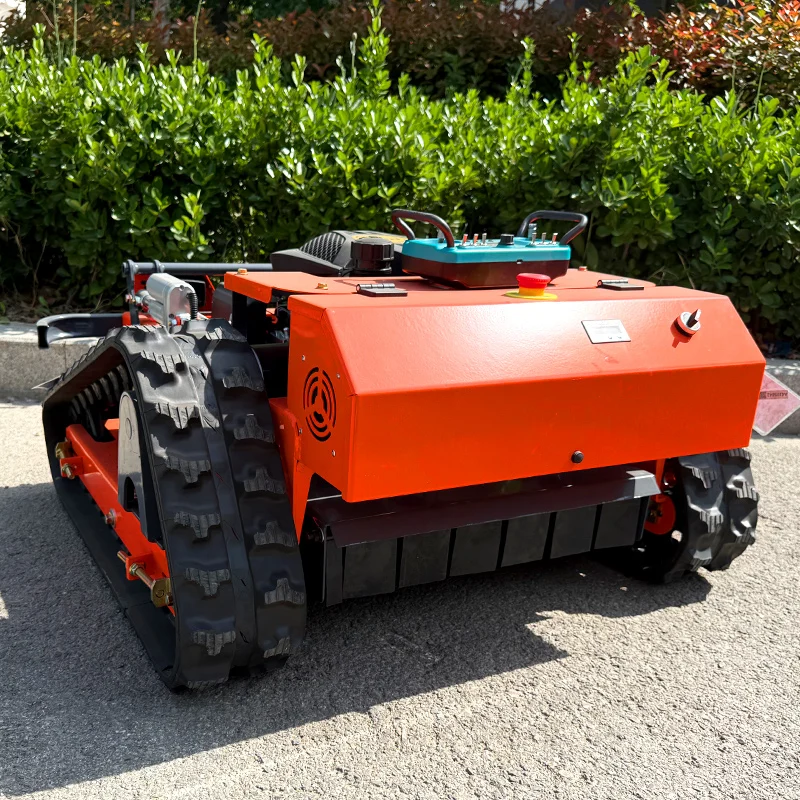 

Customized China Manufacturer Factory Price Robot Lawn Mower Remote Lawn Mowers Model 800 Crawler Remote Control Lawn Mower