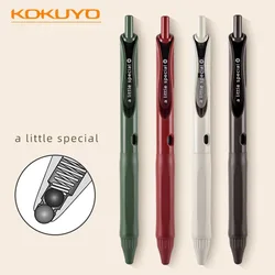 Gel Pen Japanese Kokuyo Exam Quick Dry Art Student 0.5mm Ballpoint Pen Press Black Retro Office Aesthetic Stationery Writing