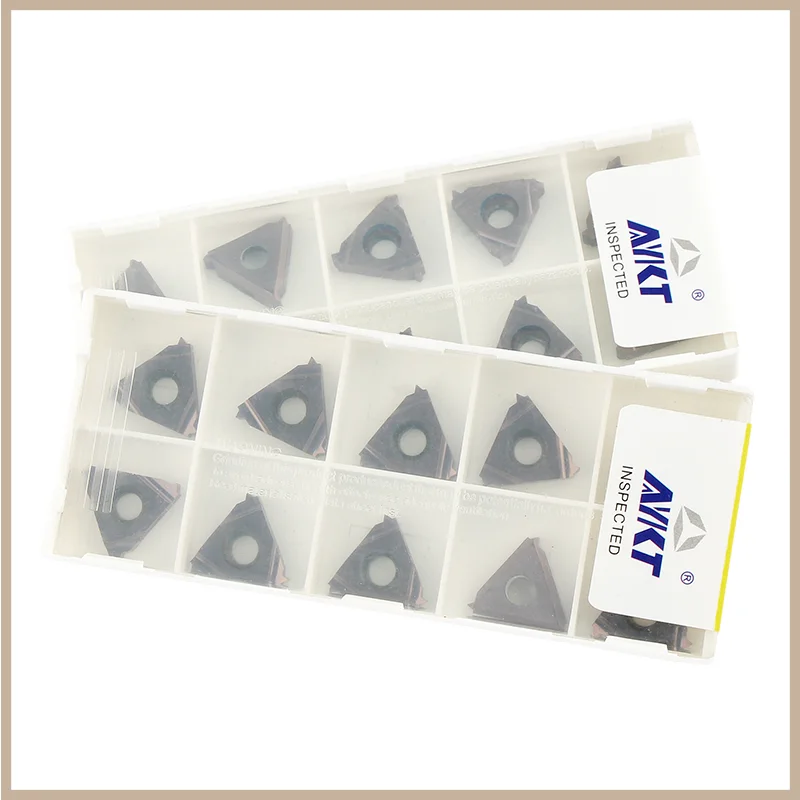 10PCS 06IR AG60 08IR AG55 11IR A60 16IR Carbide inserts Thread turning tools Lathe tools CNC tools  Aluminum Thread inserts