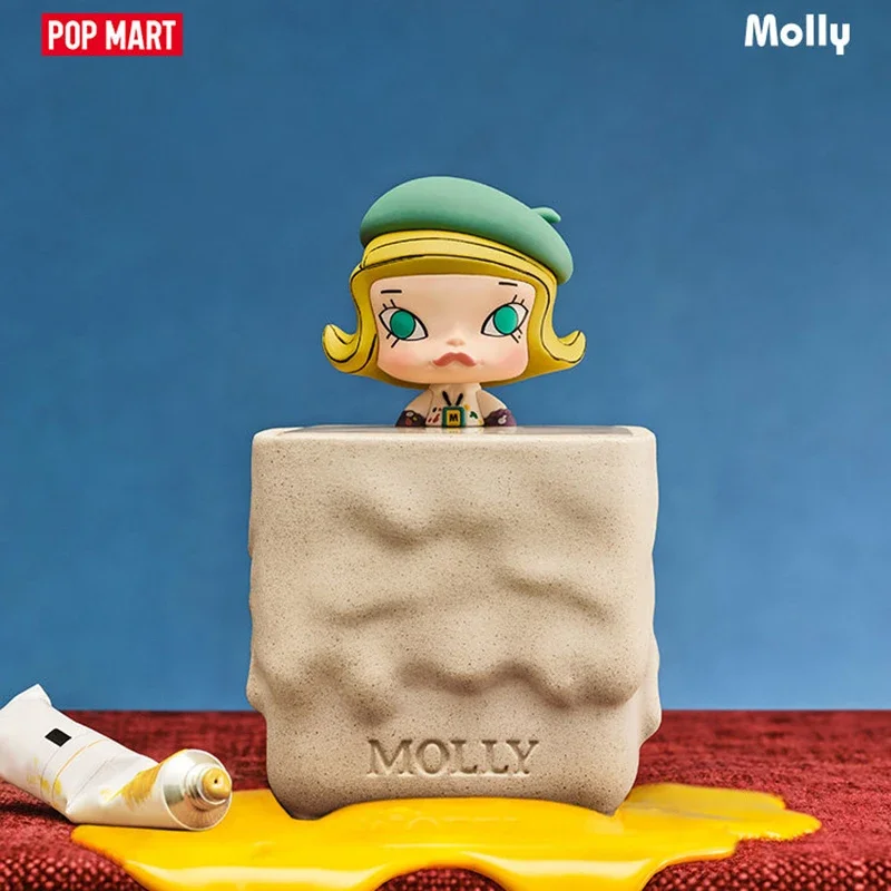 

POPMART Molly Scenery Along The Way: Модная серия магнитов на холодильник, ароматические свечи, коробка-сюрприз, фигурки-украшения