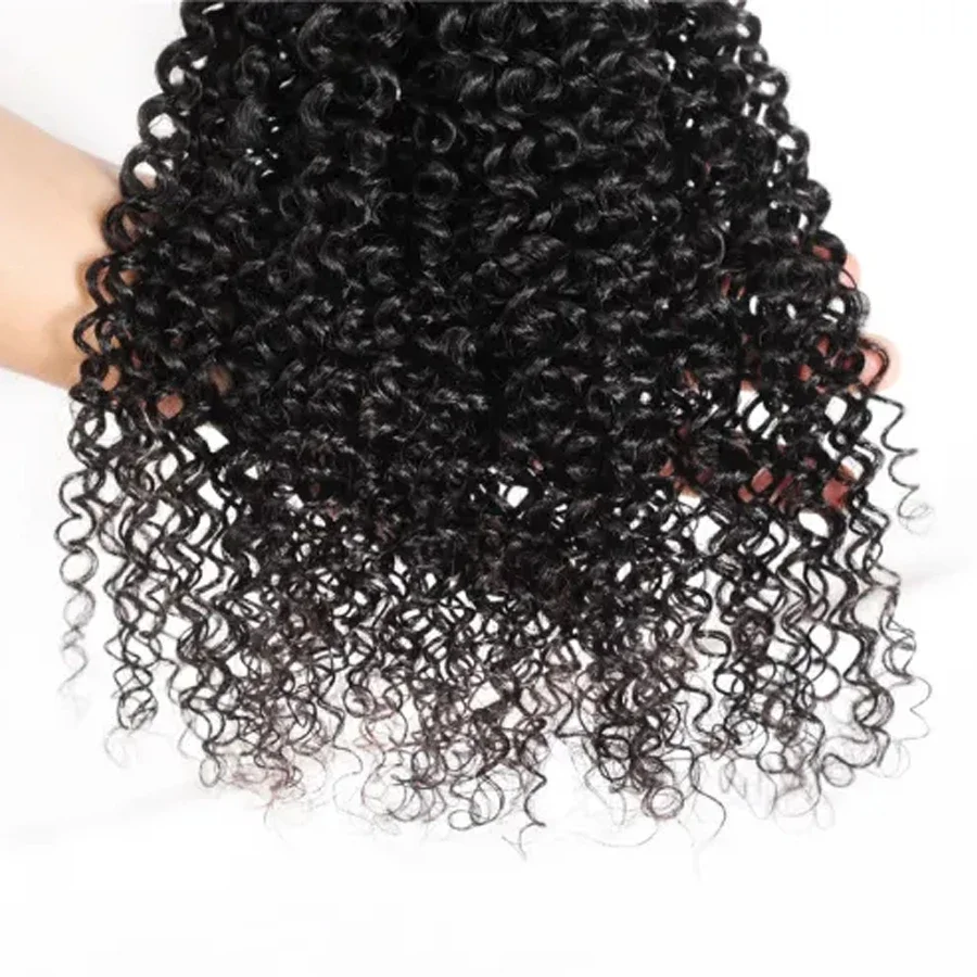 Missanna Curly Bundles Human Hair Bundles Brazilian Kinky Curly weave 1/3/4 Bundles Human Curly Hair Bundle Natural Human Hair