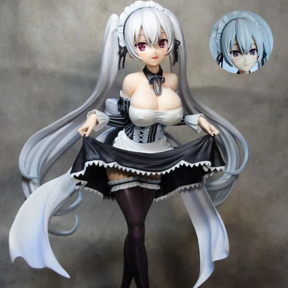 250mm NSFW Minamoto Yui Maid Ver Anime Kawaii Girl PVC Action Figure Adults Collection cute model Toy doll Gifts