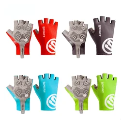 Breaking Wind Cycling Half Finger Gloves Anti-slip Bicycle Mittens Racing Road Bike Glove MTB Biciclet Guantes Ciclismo