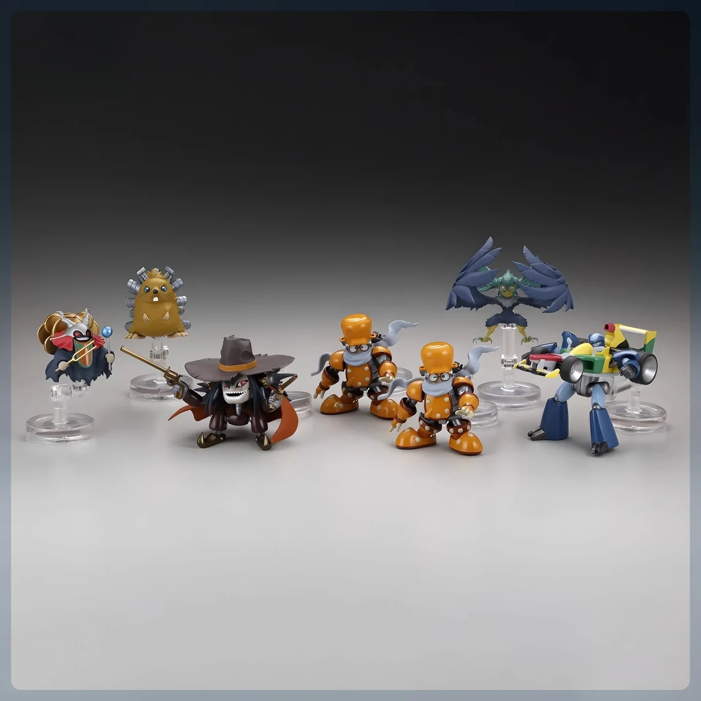 

Original Kaiyodo Yu-Gi-Oh! Anime Figure Model Duel Monsters Monster Collection Vol. 2 Q-Version Kawaii Doll Toys Birthday Gifts