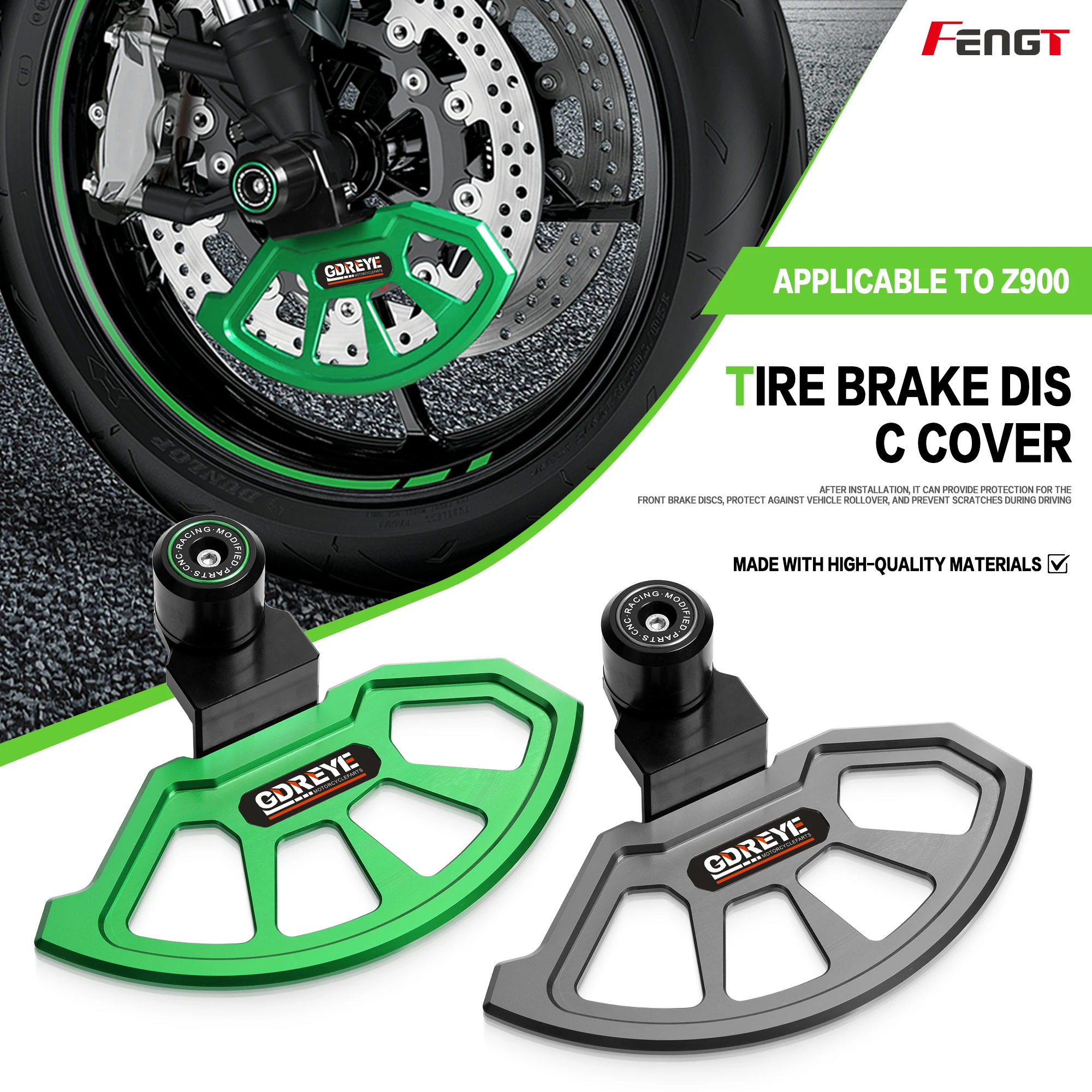 

For KAWASAKI Z900 Z900RS Z900SE Z 900 RS Motorcycle Front Brake Disc Guard Front Rear Wheel Fork Slider Axle Crash Protector