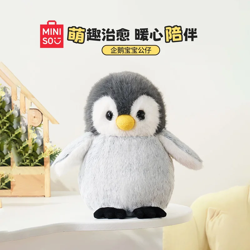 

Local Stock Miniso Penguin Baby Plush Doll Kawaii Anime Character Toy Washable Bedtime Companion Perfect Birthday Gift For Girls