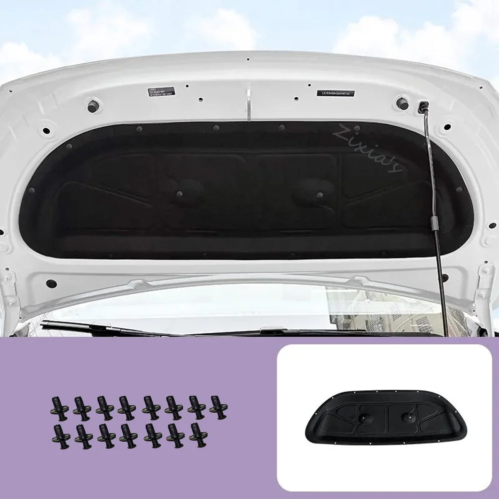 For New MG4 EV Urban 2026~2027 Car Hood Engine linin Thermal Insulat Cotton Soundproof Mat Engine Heat Cover Accessories view 3