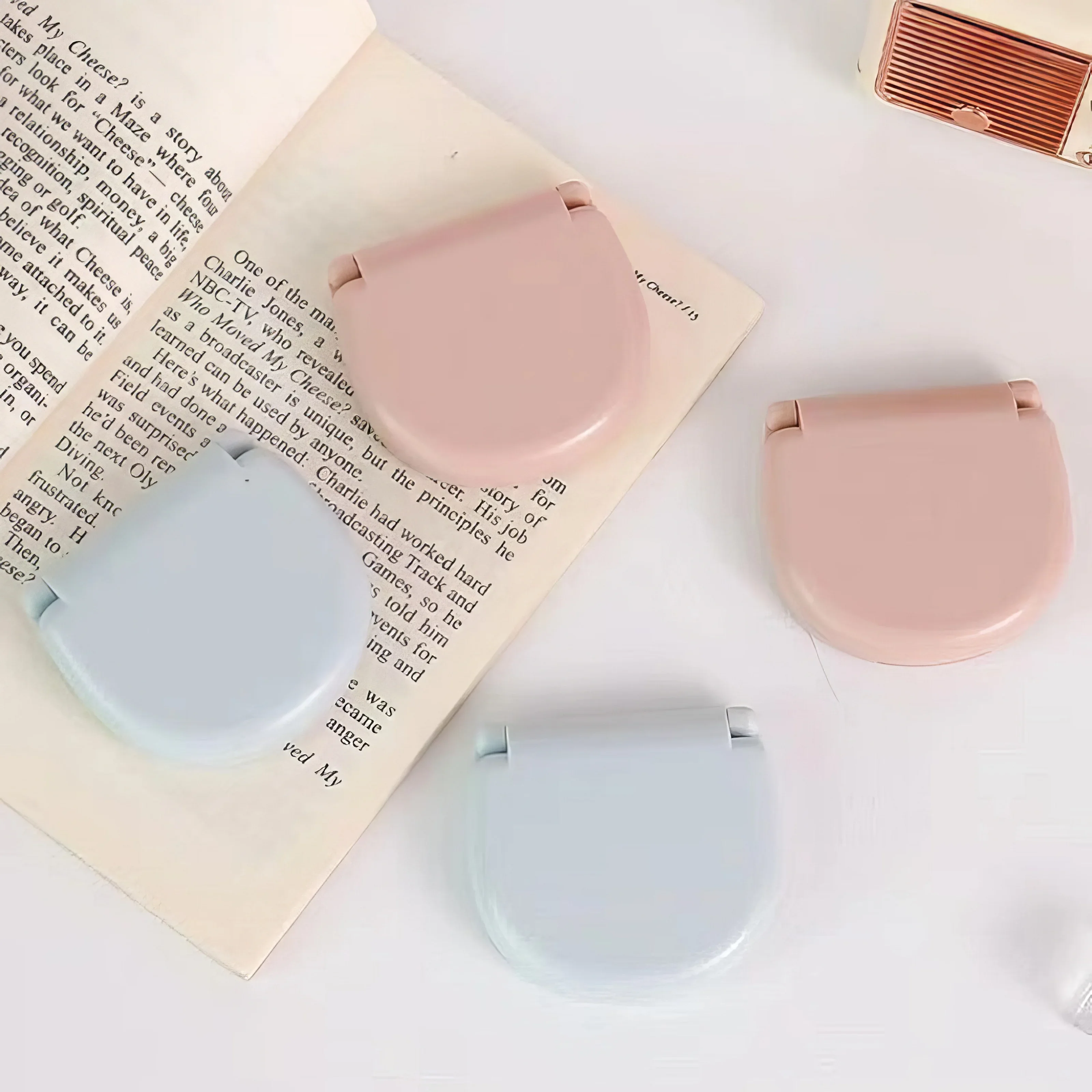 1 Glasses Bag Pink/blue, Unisex Zipper Closure, Scratch Resistant and Durable, Suitable for Glasses, Cute Glasses Case - Detail 1